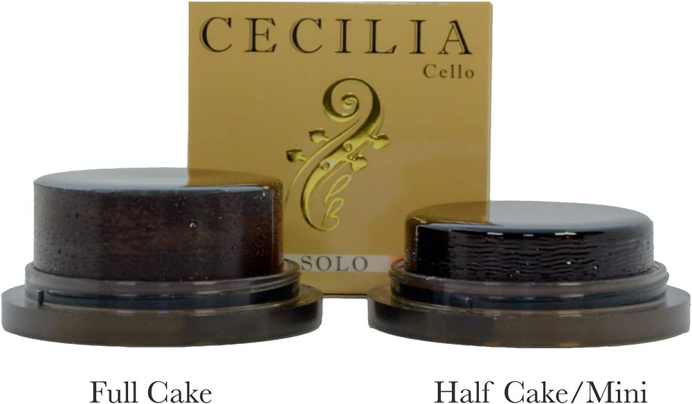 CECILIA 'SOLO' Cello Rosin, Half Cake, Maximum Projection & Articulation, For Ce