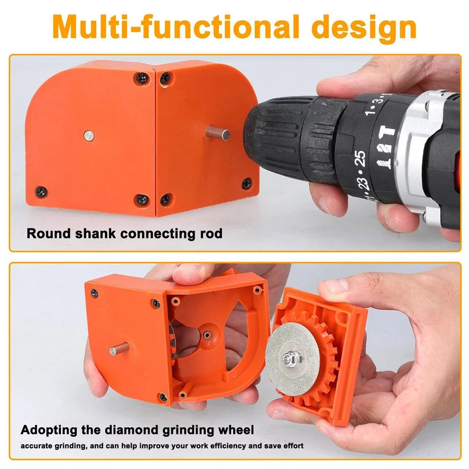 Electric Drill Bit Sharpener Multifunction Scissor Knife Drill Sharpening Tool