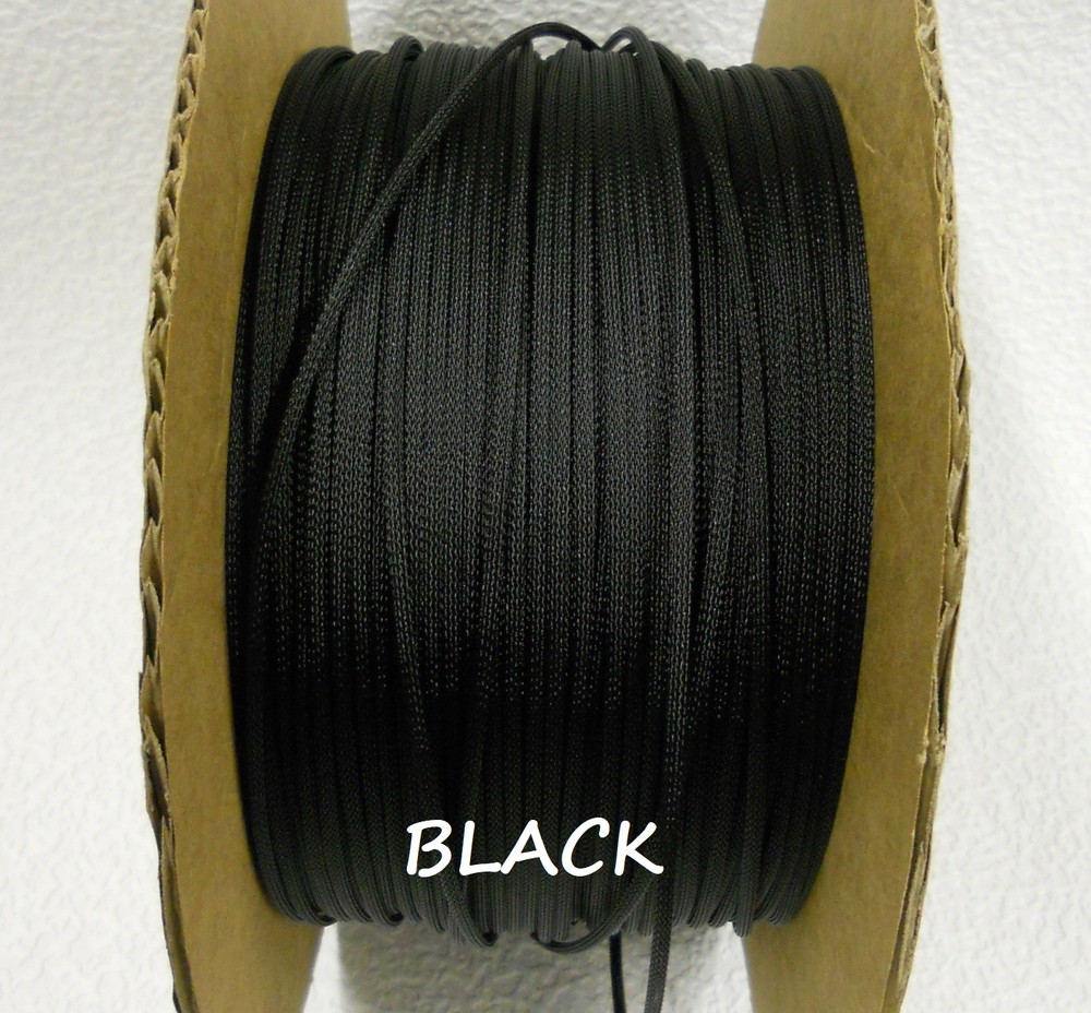 1/4” TechFlex TIGHT WEAVE, PTT0.25BK, 10ft, 25ft, 50ft, 100ft