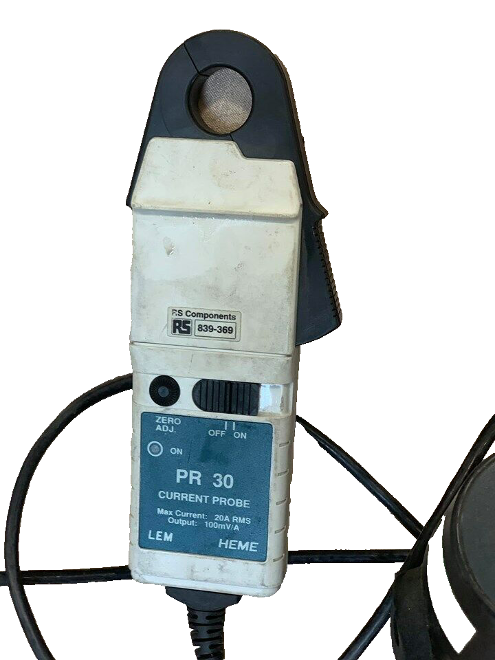 LEM HEME Current Probe Type PR 20 20A +STRENGTH CHECK REDIODETECTION UNTESTED.