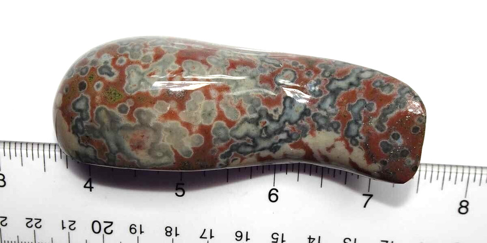 Ocean Jasper Curved Massage Wand  mw5