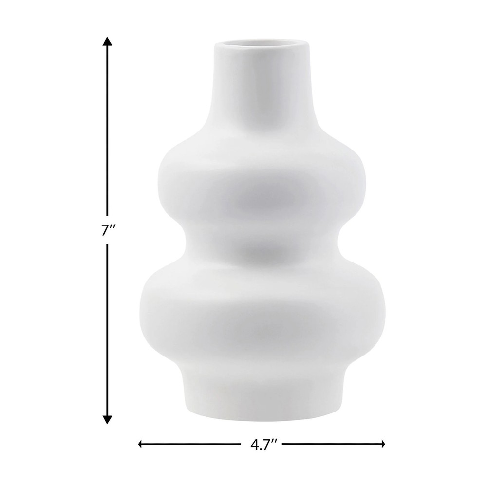 Ceramic Bubble Vase Elegant Decorative Home Display