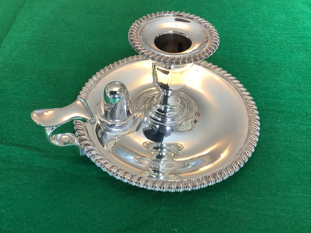 Silver plated Chamber Stick