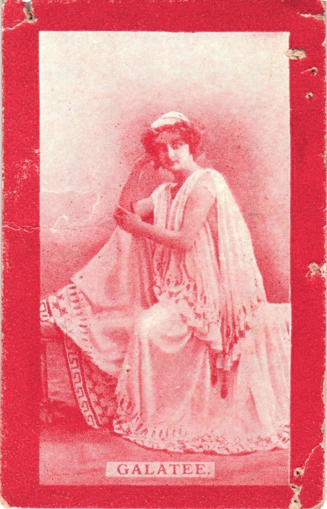 Stage Actress GALATEE Cigarette Card Vintage