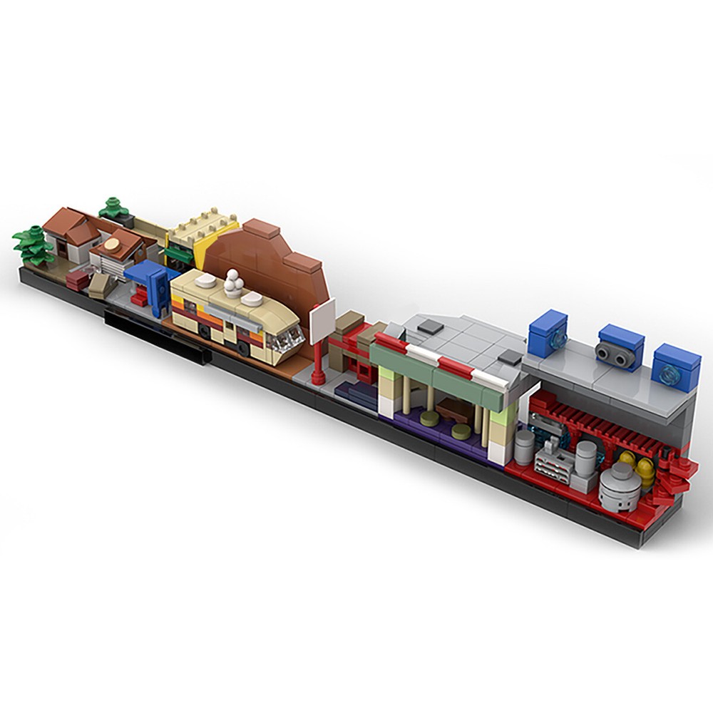 MOC Breaking Bad City Building Blocks Skylines Architecture Collection Model Set