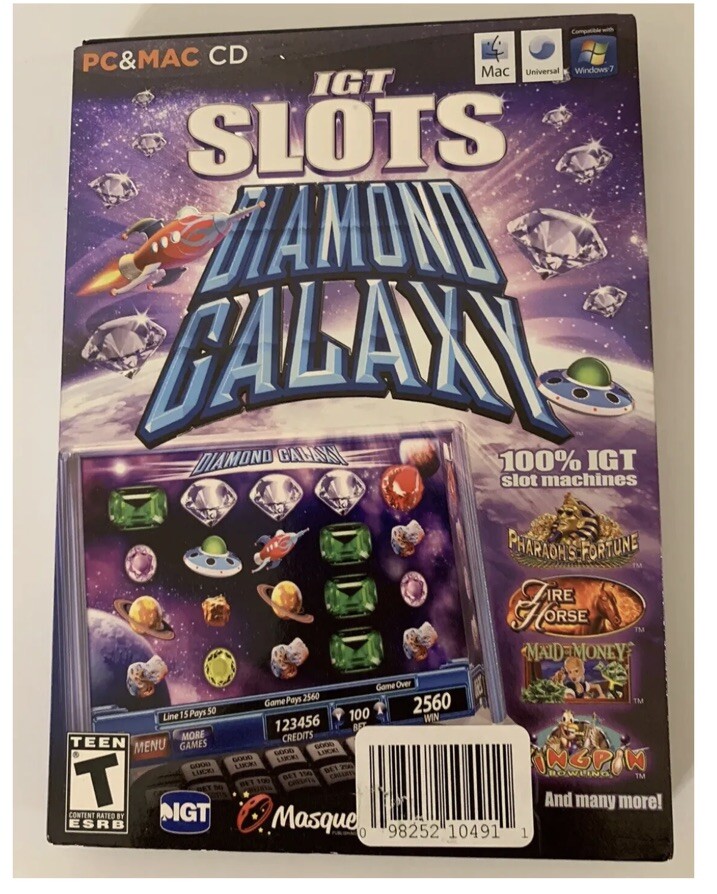 IGT Slots Diamond Galaxy PC/Mac 2012 Authentic Slots