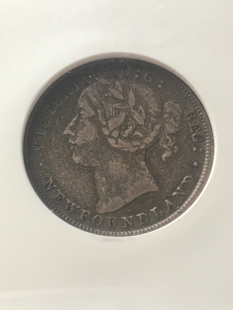 1873 NGC Graded Newfoundland, ¢20 Twenty Cent**VF-20**