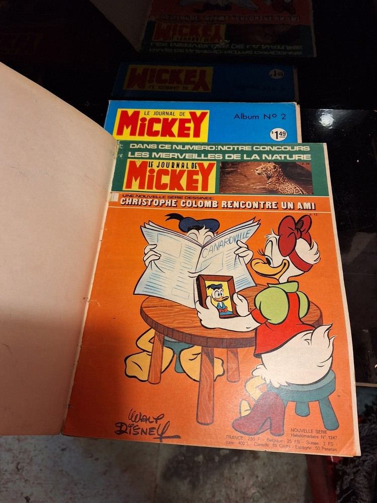 Le Journal De Mickey Album 1-4 Bd