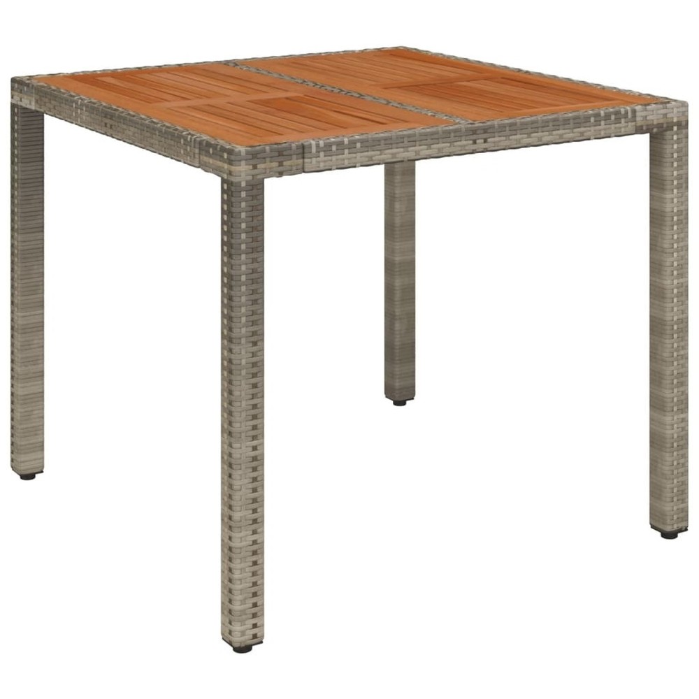 Garden Dining Set Grey