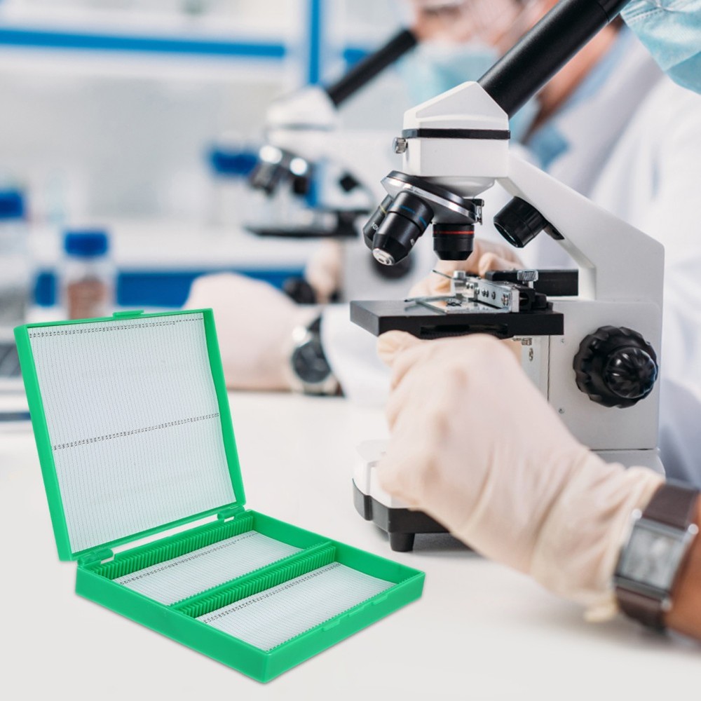 Prepared Microscope Slides Storage Container Plastic Microscope Slide Holder