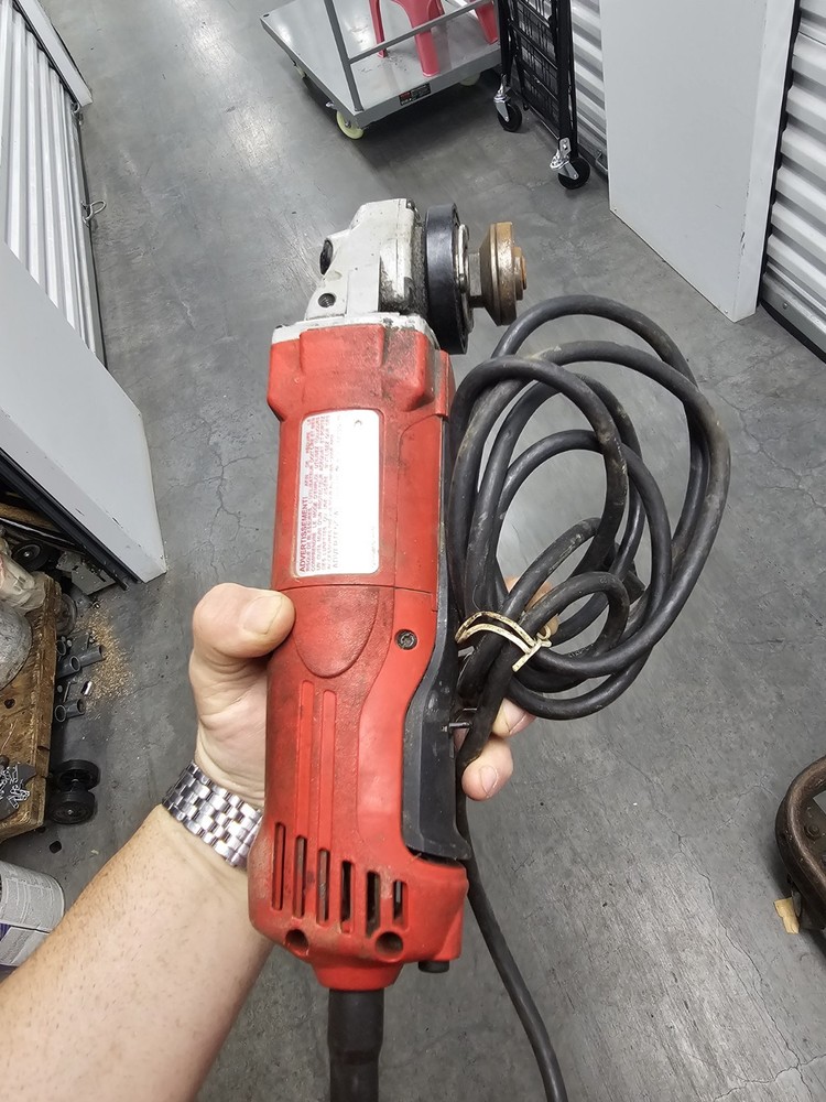 milwaukee 4 1/2 angle Corded Grinder