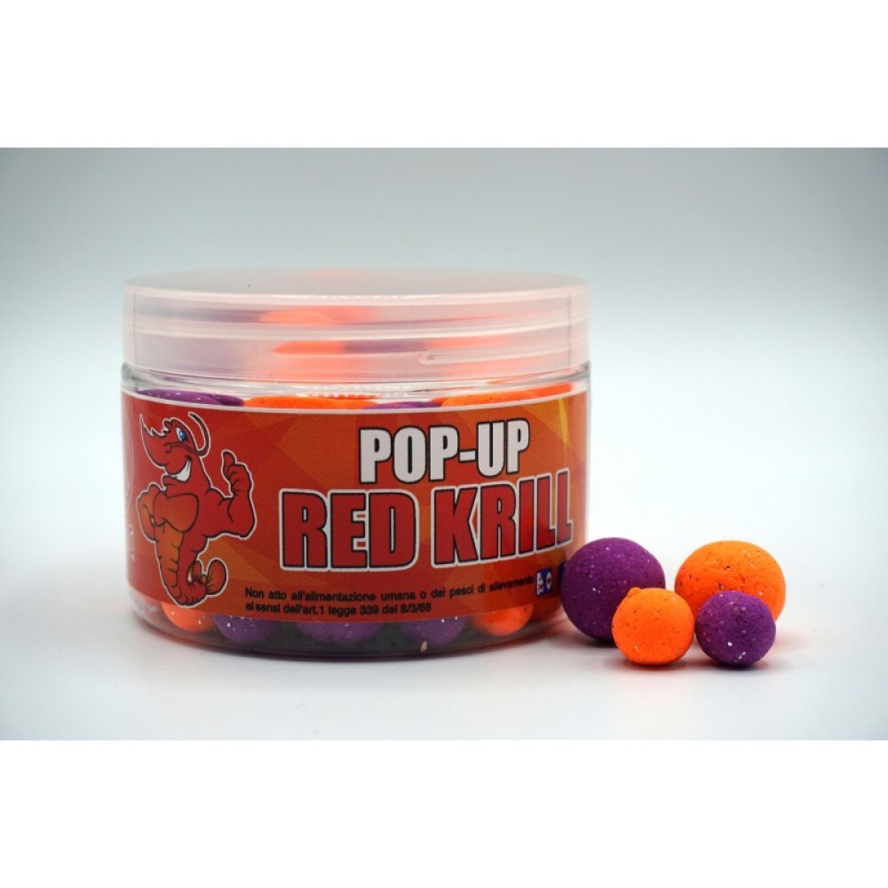 Boilies Pop-Up Red Krill 15mm Karma