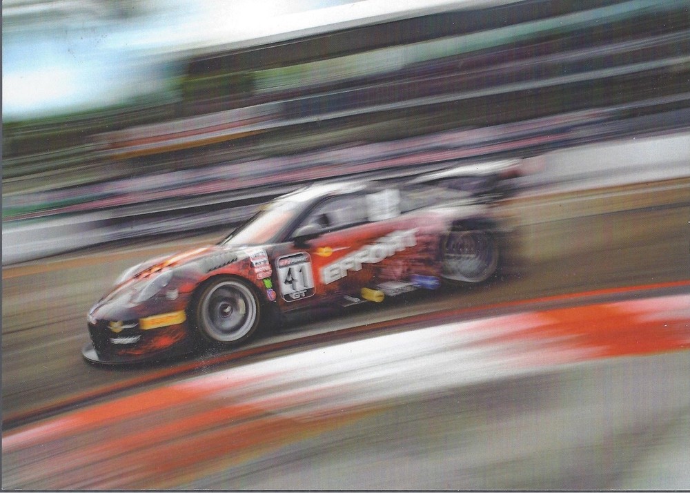 2016 MICHAEL LEWIS "EFFORD RACING" PIRELLI WC POSTCARD
