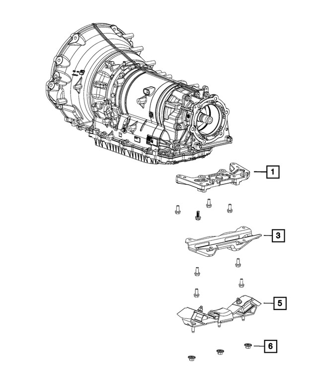 Genuine Mopar Transmission Mount Bracket 68248790aa