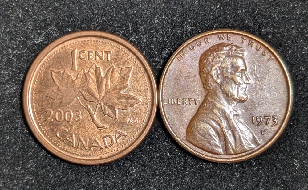 2003 Canada 1 Cent Circulated KM# 289 Brown