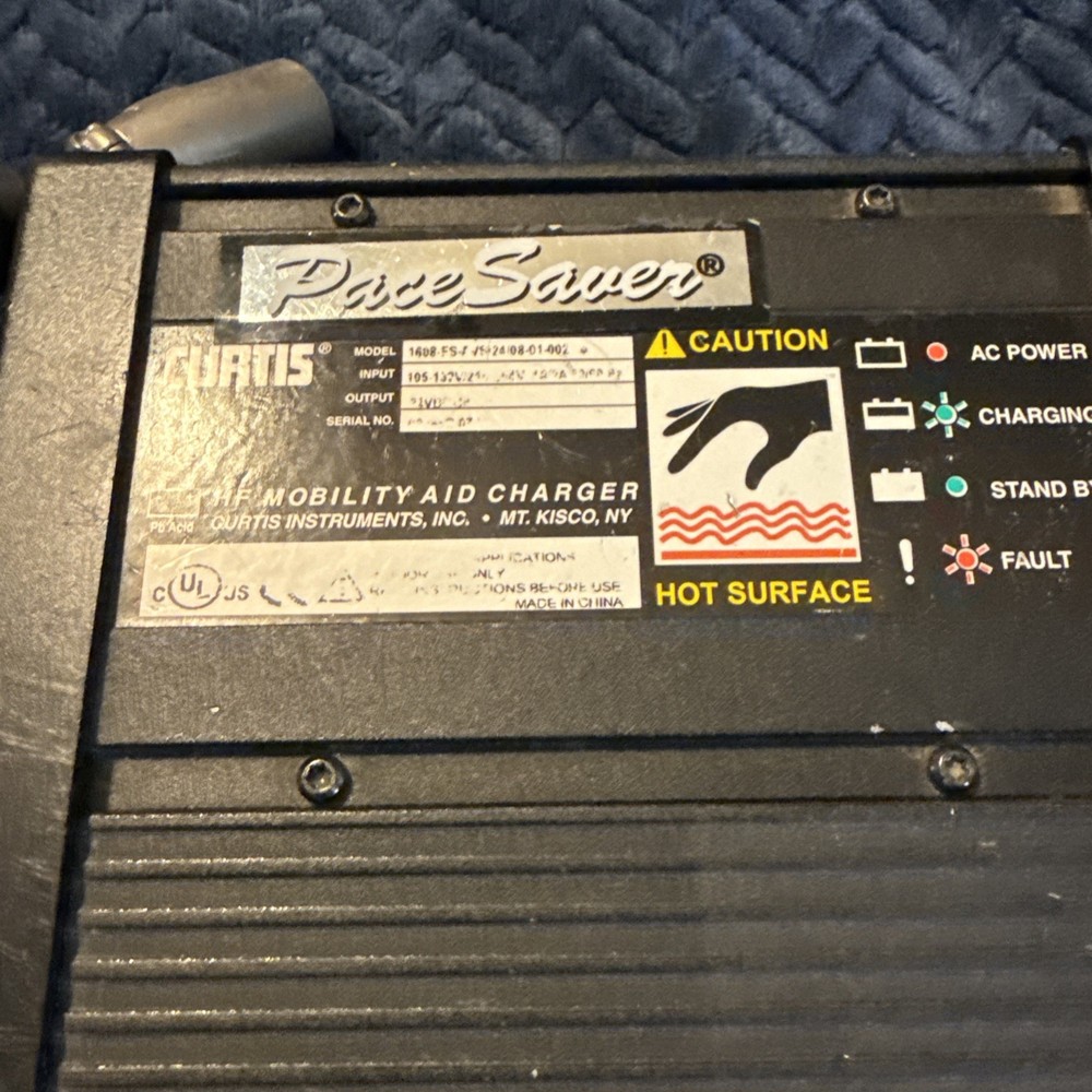 Pace saver Curtis mobility scooter Aid Charger 1608 FS