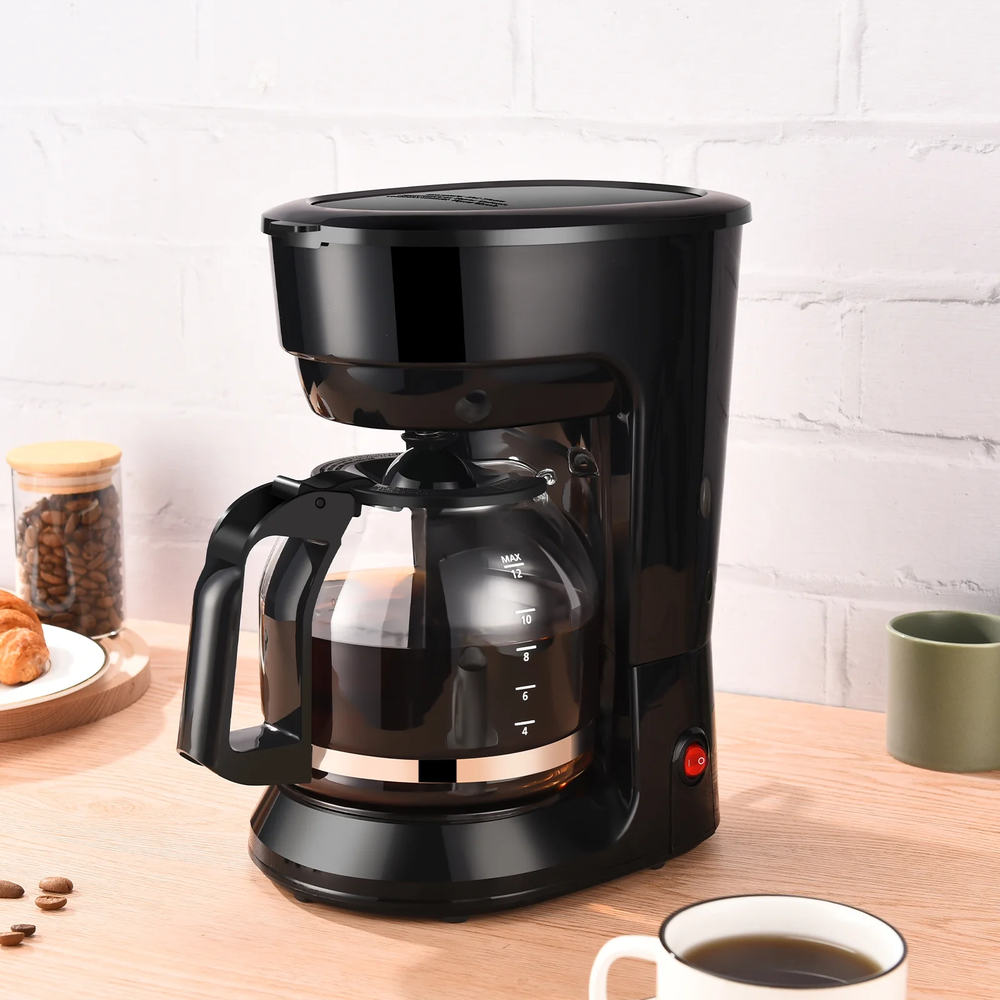 12 Cup Coffee Maker Black, Drip Coffee Maker