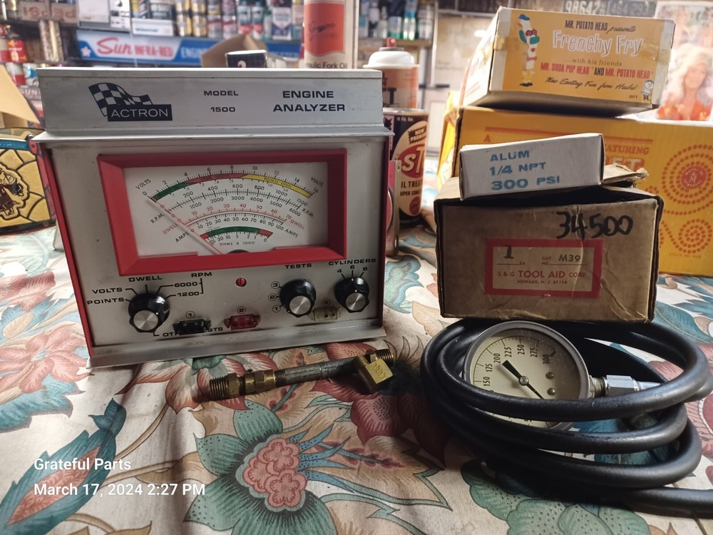Actron Engine Analyzer & S&G M39 Compression Gauge