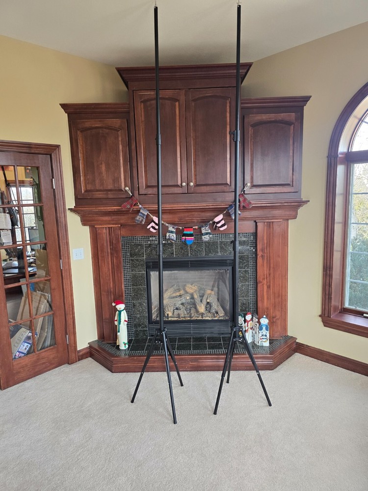 2 Adjustable Very tal Multi Purpose Stand Tripod Height Range 38" to 117" Stable