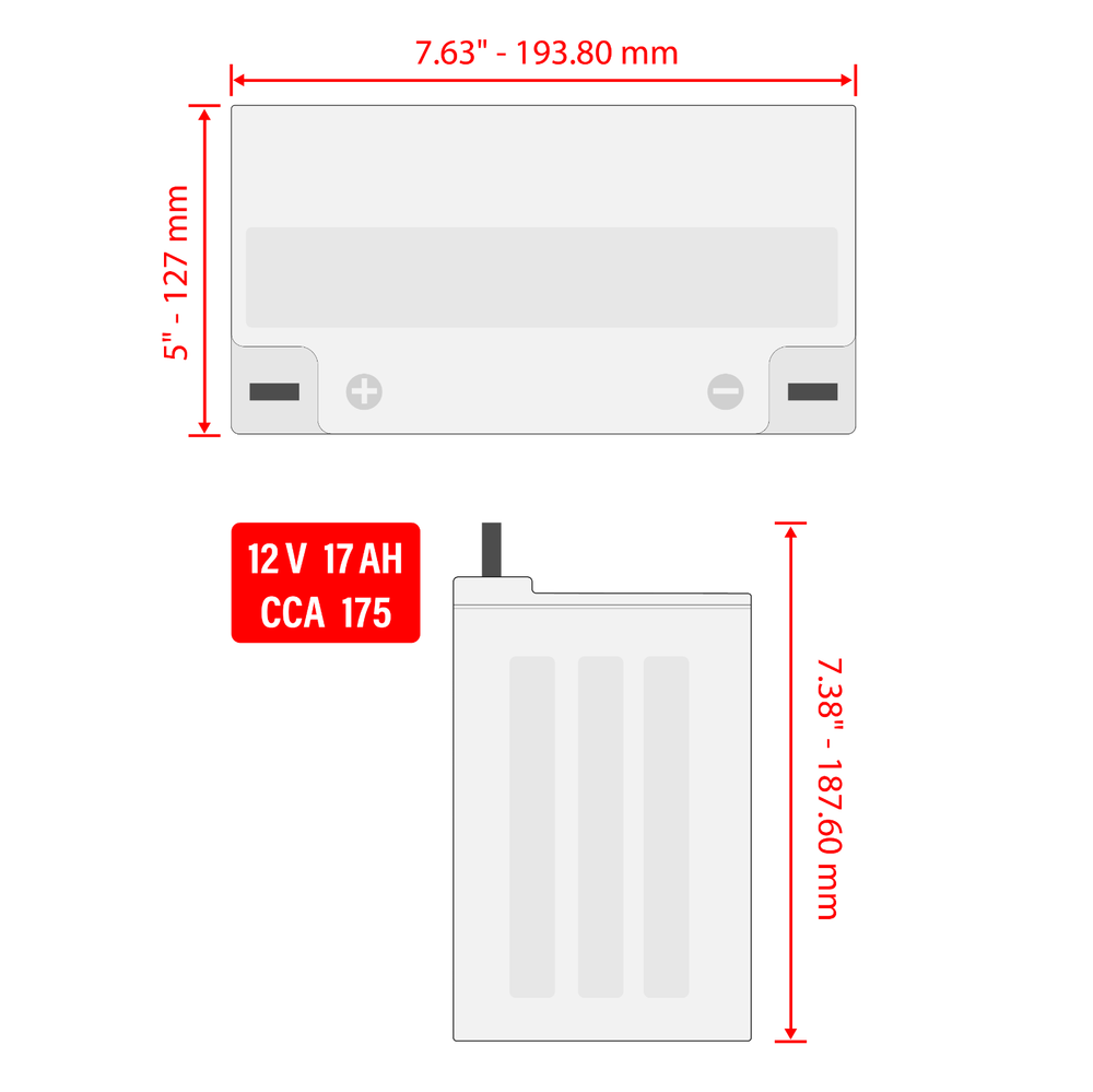 AGM Battery for John Deere E100 E110 E120 E130 E140 E150 E160 E170 E180