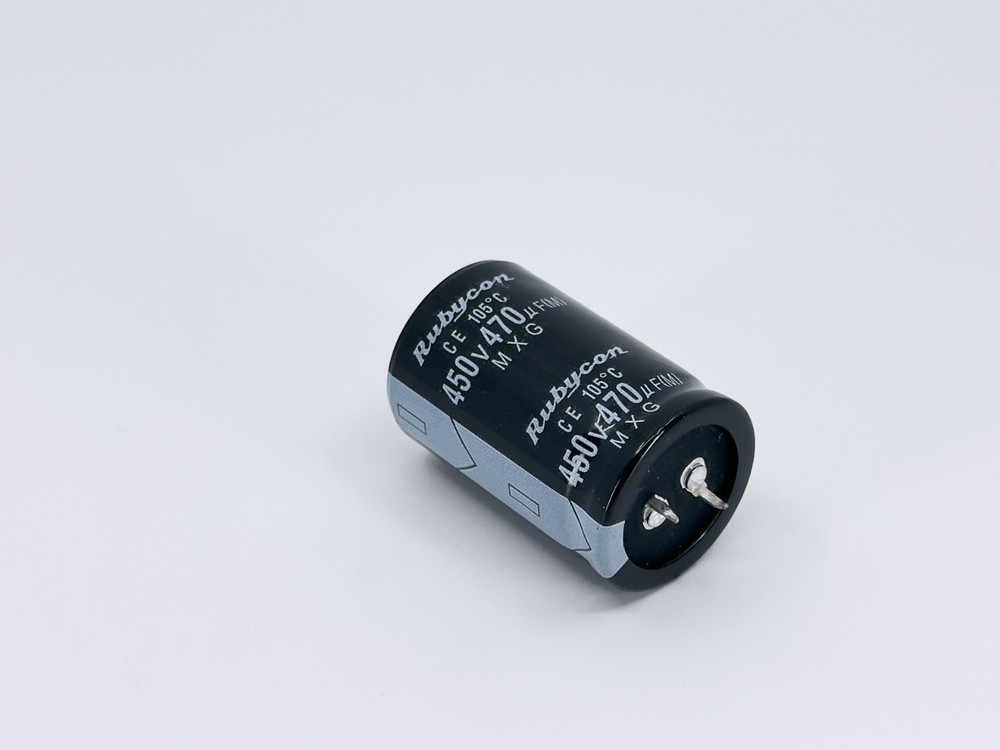 450MXG470MEFCSN30X50 Rubycon 470uF 450V 30x50mm Electrolytic Snap-in Capacitor
