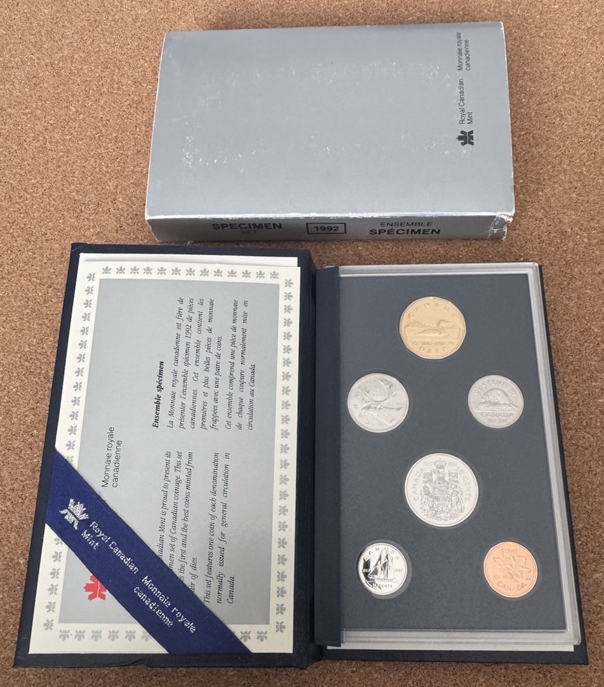 1992 Canada Double-Dated Specimen Set
