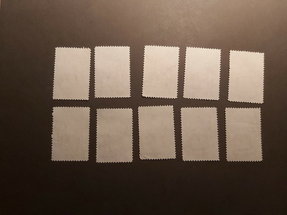 10×STAMPS canada use #363 ,industry chemical.