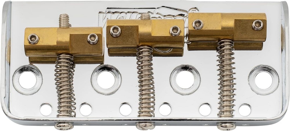Wilkinson WTBS Short Telecaster Bridge Assembly with 3 Compensated Chrome
