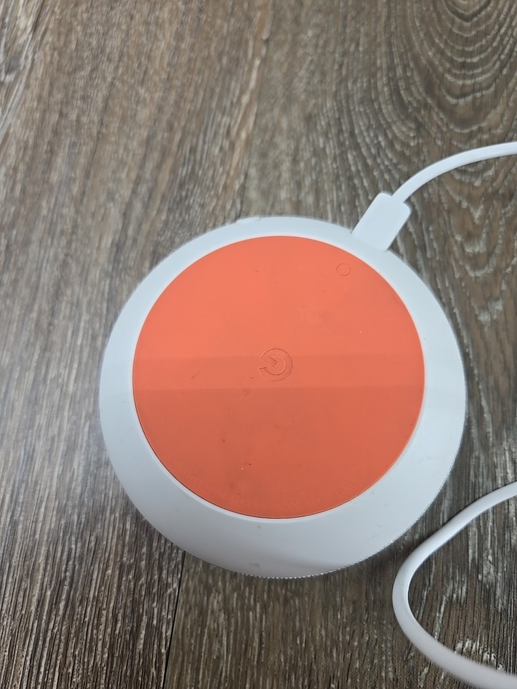 Google Home Mini Smart Speaker with Google Assistant + CABLE - White Model H0A