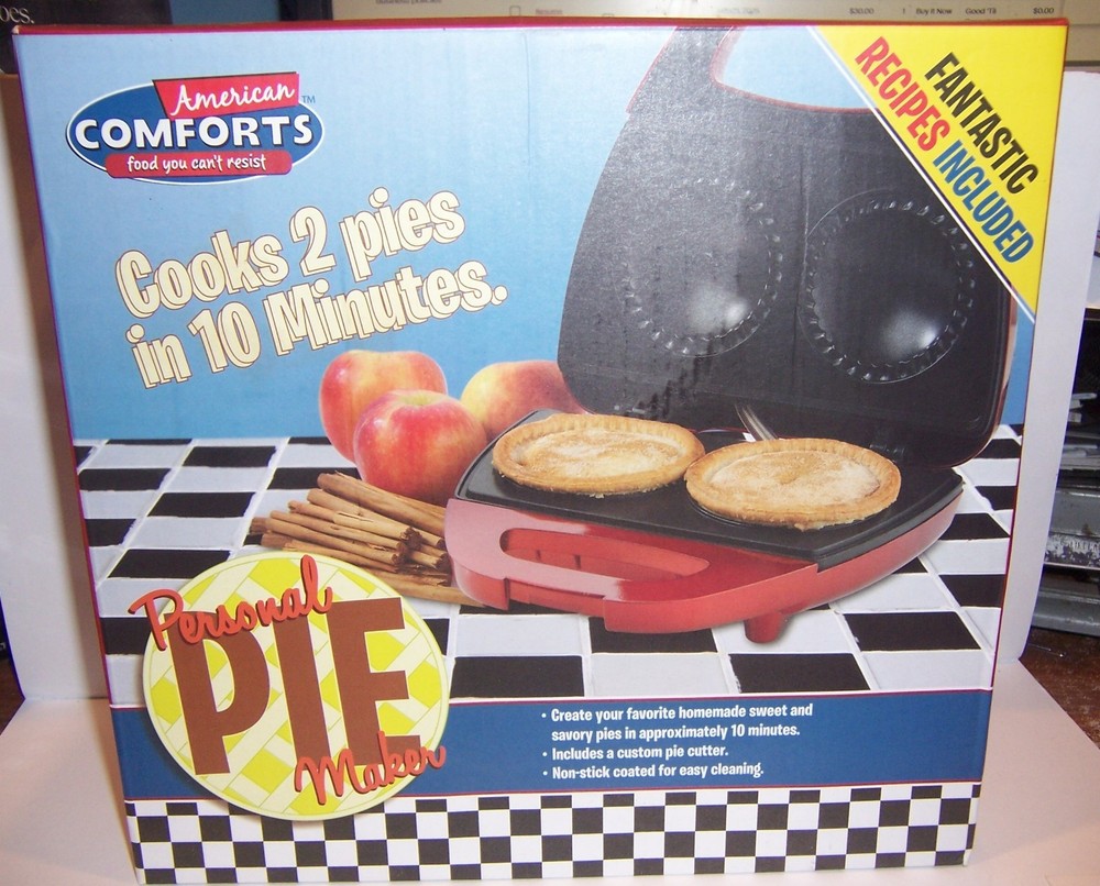 VINTAGE AMERICAN COMFORTS PERSONAL PIE MAKER - NEW IN BOX