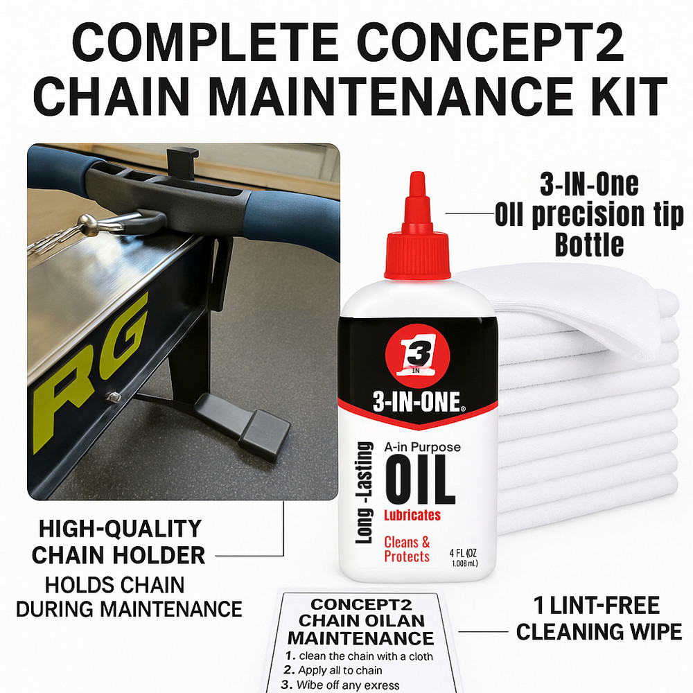 Complete Concept2 Chain Maintenance Kit