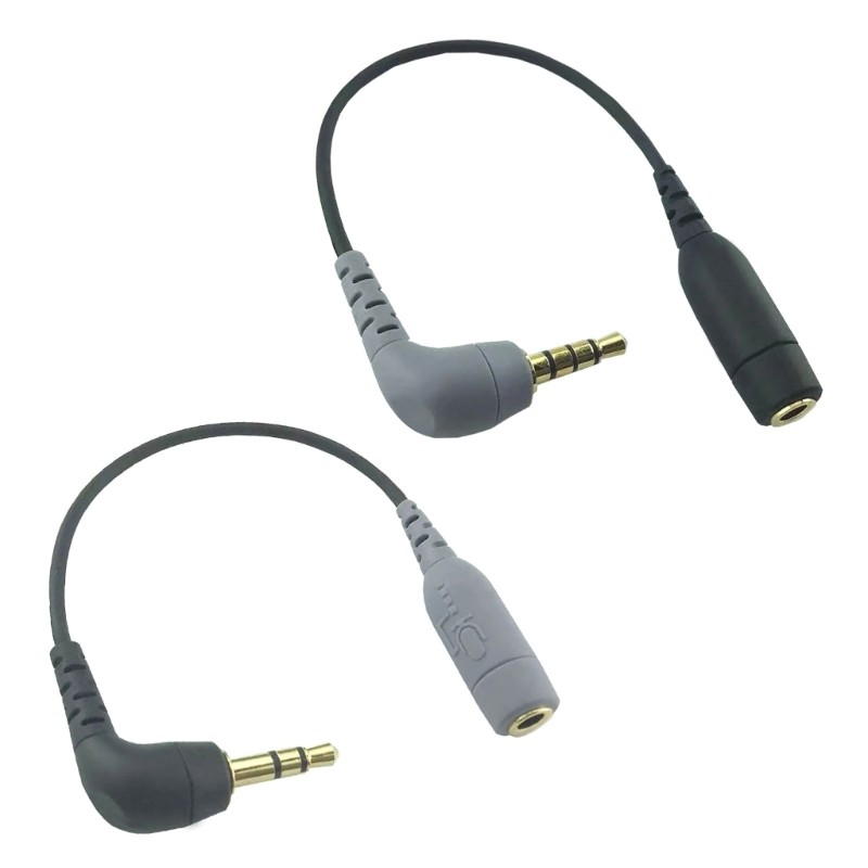 Durability 3.5mm TRRS to Microphone Cable Adaptor for SC3/SC4 Mic