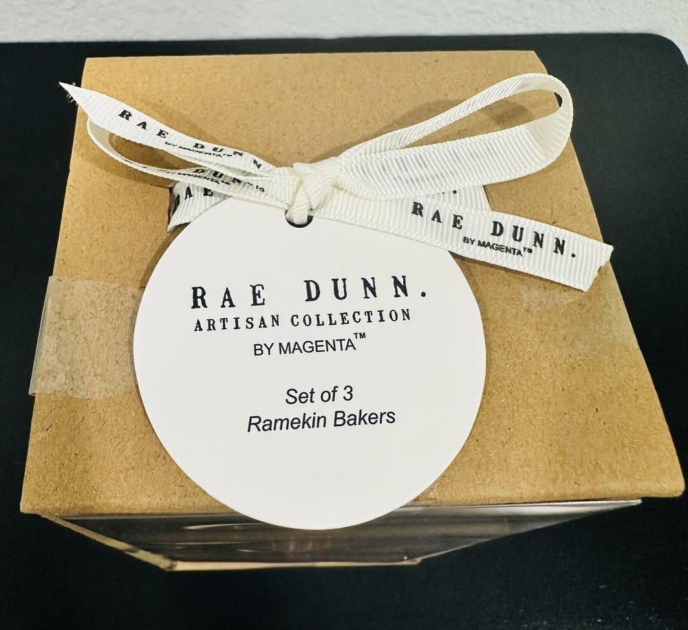 RAE DUNN 3pc Ramekin Pumpkin Set