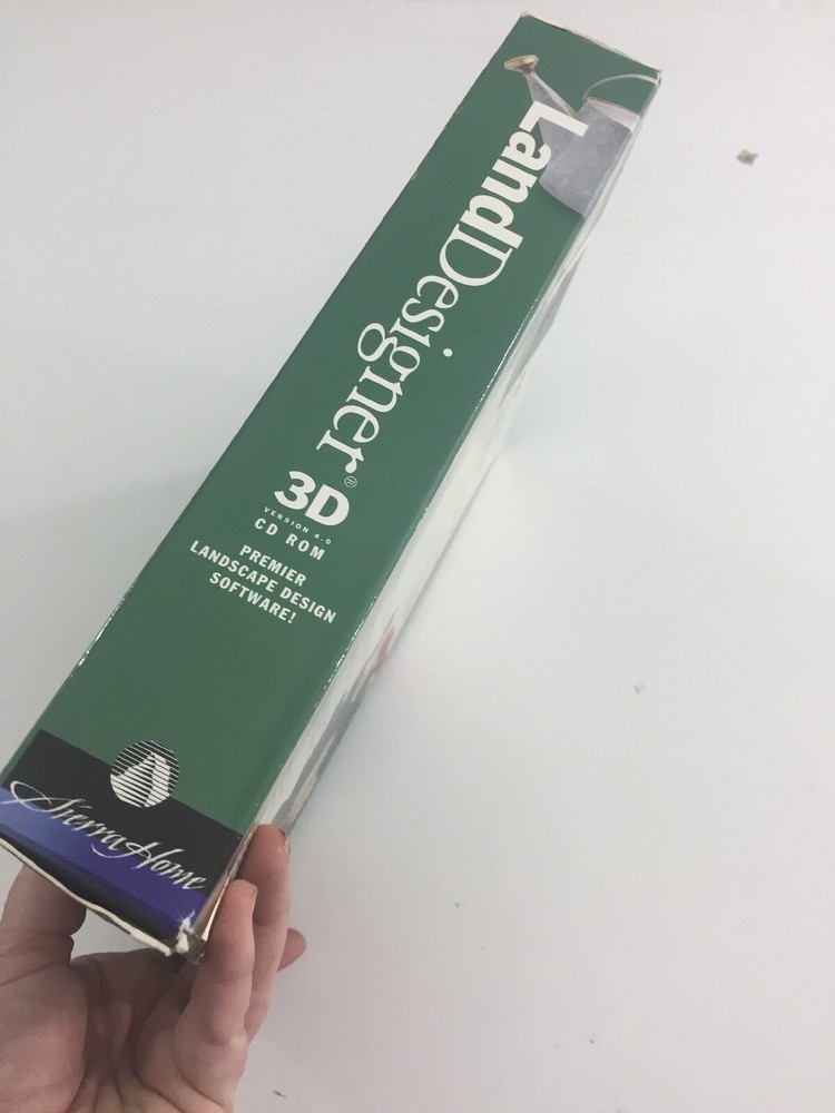 Land Designer 3D Version 4.0 (CD-ROM, 1996, Computer Software)