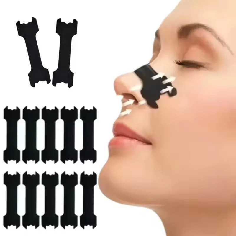 60/30/10PCS Black Nose Strips Extra Strength Nasal Strips Better Sleeping