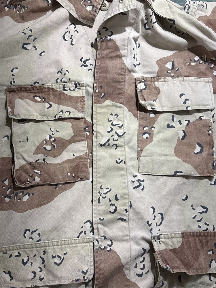 USGI 6-Color Desert “Chocolate Chip” DBDU Jacket | Gulf War Era Medium Regular
