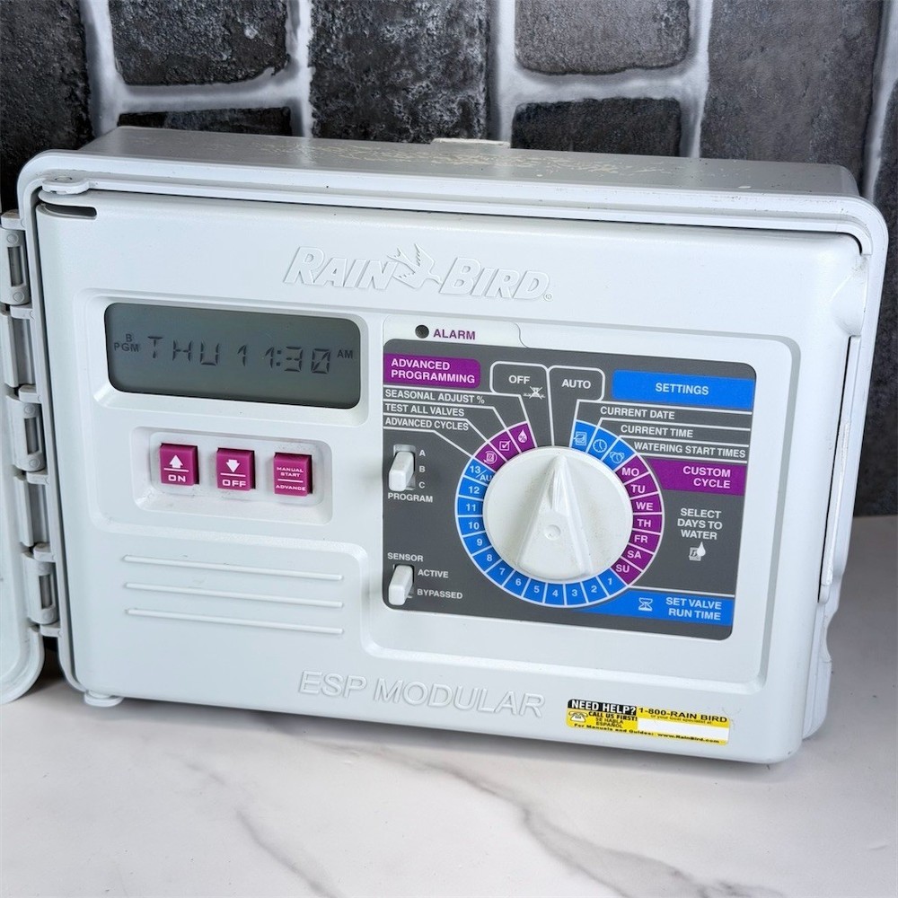 Rain Bird ESP Modular ESP-M Lawn Irrigation Sprinkler Controller W/ 3 Modules