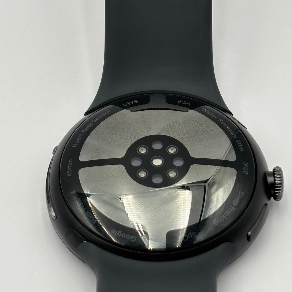 Google Pixel Watch 4 45mm - Matte Black - Wi-Fi Bluetooth Good Condition