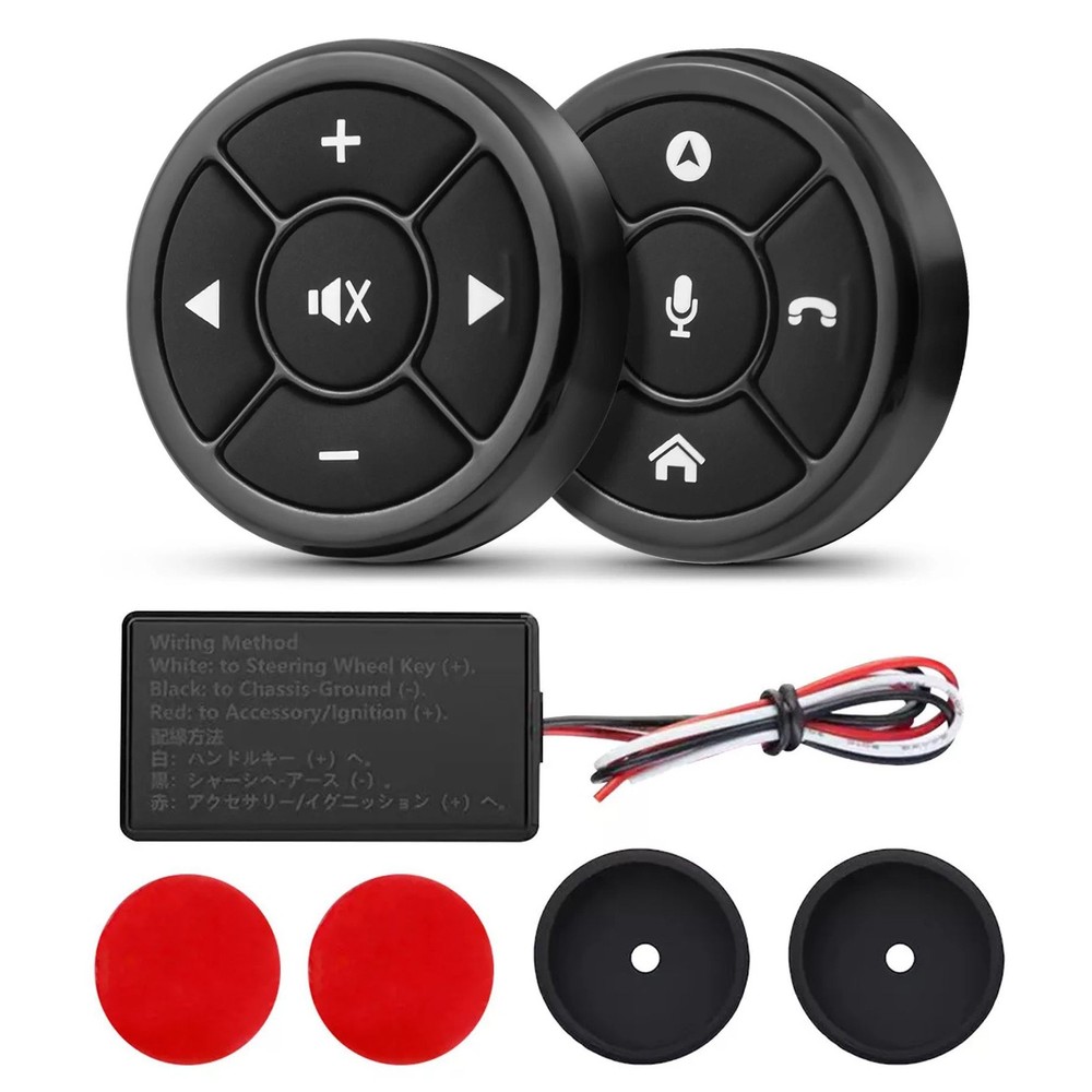 New Universal Wireless Car Remote Control Button Smart Steering Wheel Controller