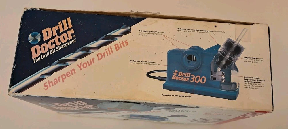 Drill Doctor The Drill Bit Sharpener Model 300 New Sharpens 3/32" to 1/2" Bits