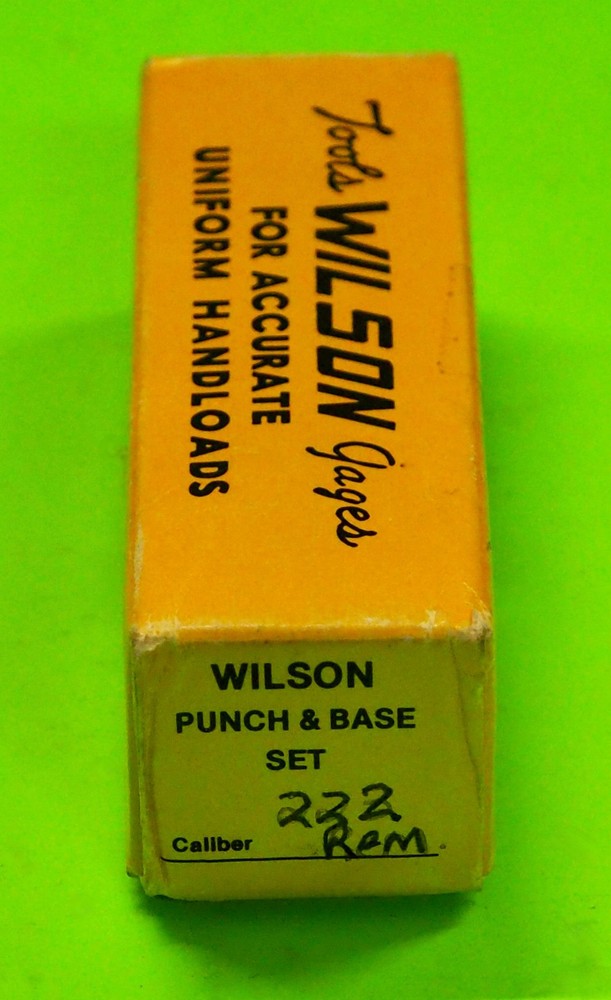 L.E. Wilson .222/.380 Punch &  Decapping Base-in box