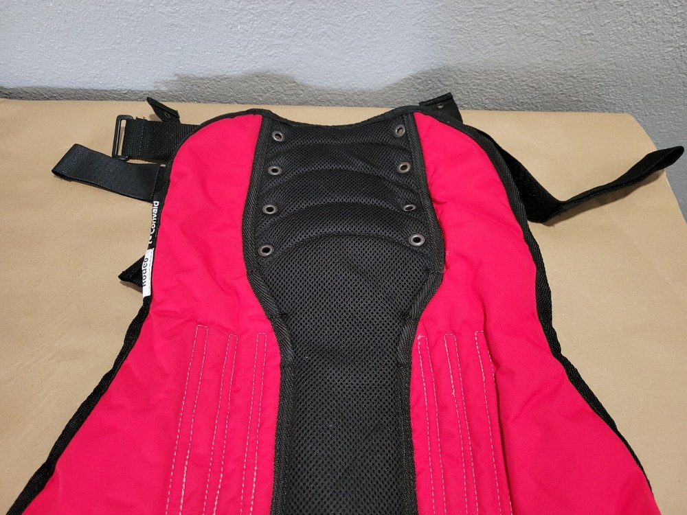 NEW Convaid Rodeo 12 Red backrest upholstery For stroller replacement fabric