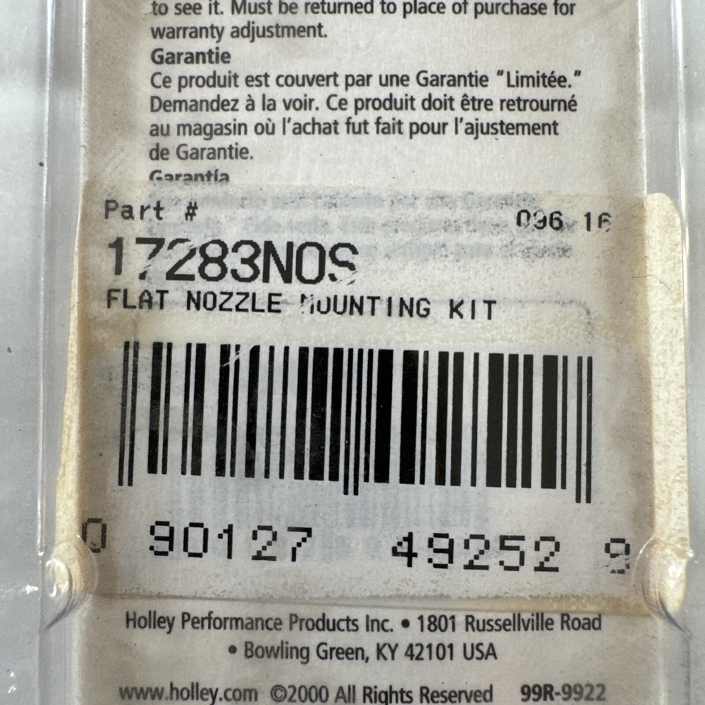 NOS 17283NOS Nozzle Mounting Kit
