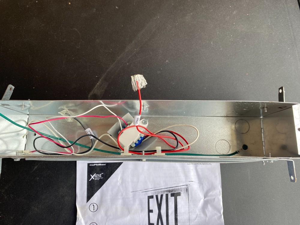 BB45VL Back Box for Exit and Emergency Sign Lighting. 78137061492