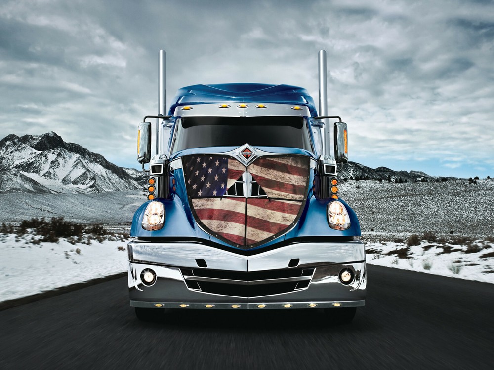 International Lonestar Premium Old Glory Winter Front- Other Models Available!