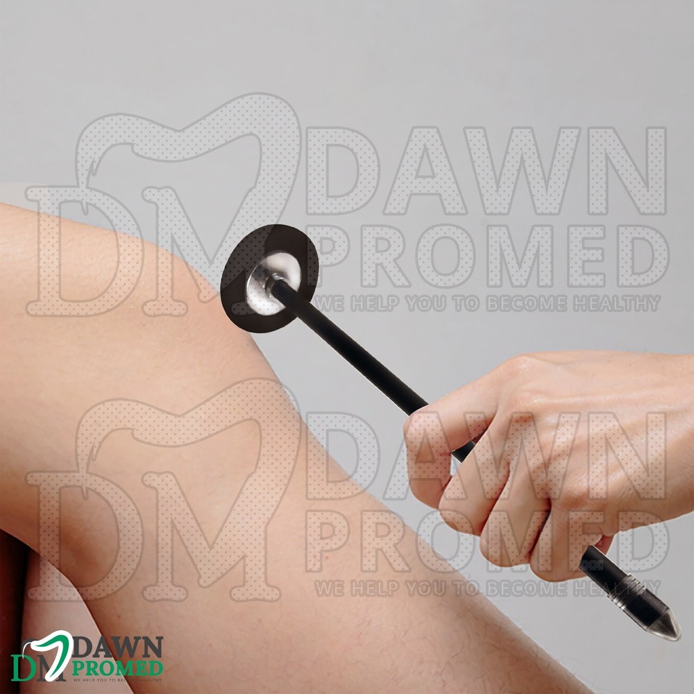 Queen Square Neurological Reflex Hammer Black 9" Short Plastic Handle Diagnostic