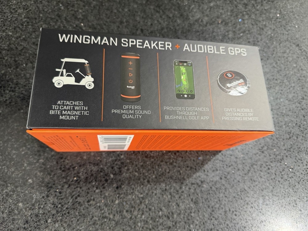 Bushnell Wingman Bluetooth Golf Speaker Audible GPS With Remote