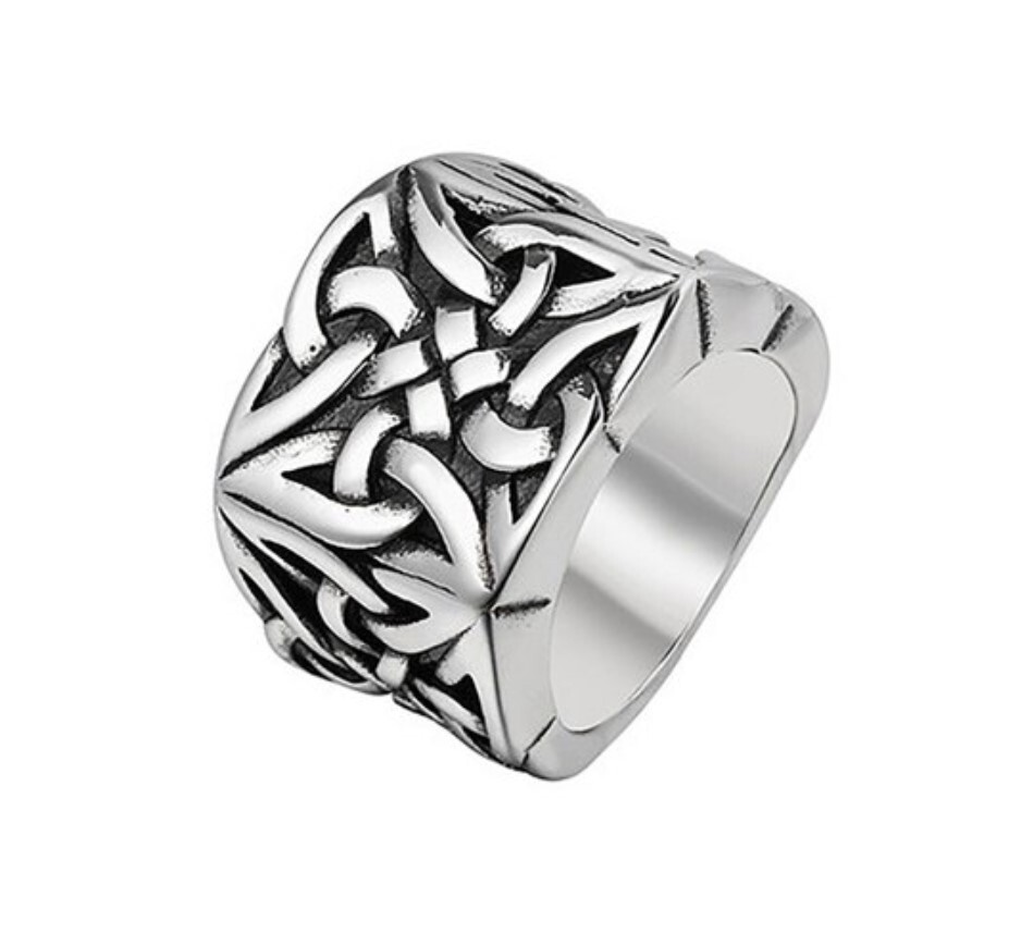 316L STAINLESS STEEL CELTIC KNOT RING