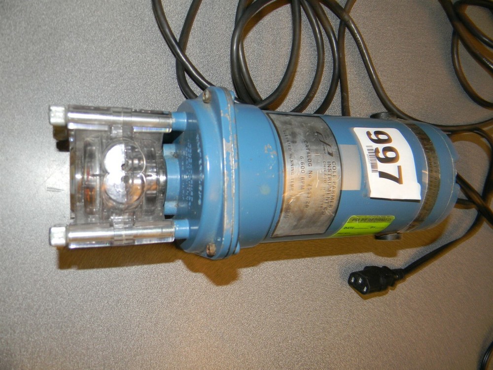 MasterFlex Speed Control, 7553-20 Pump Motor, 7014-20 Pump Head, Runs in Reverse