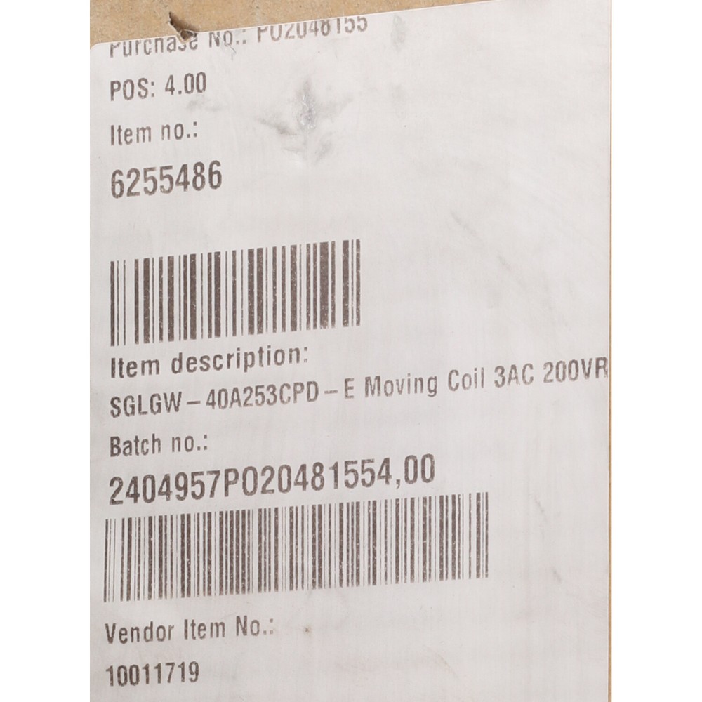 Yaskawa SGLGW-40A253CPD-E Linear Motor New NFP
